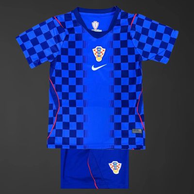 2026 Croatia Away Kids Soccer Jersey Size 16-28