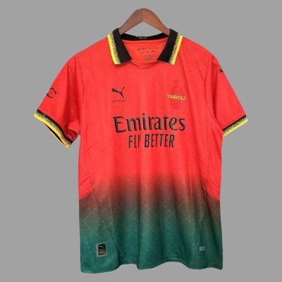 24/25 AC Milan Fourth Red Soccer Jersey