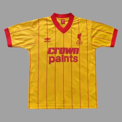 82/84 Liverpool Away Retro Soccer Jersey