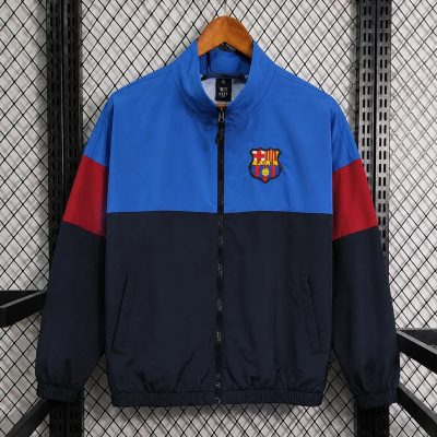 84/89 Barcelona Dark Blue Windbreaker