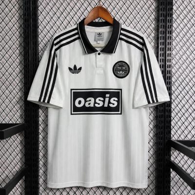 Adidas x Oasis White Black Soccer Jersey