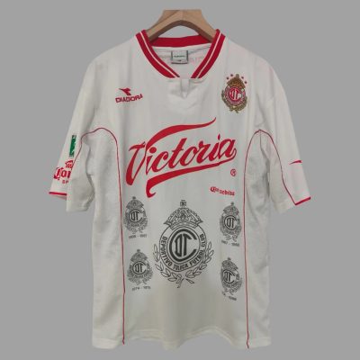98/99 Toluca Away Retro Soccer Jersey