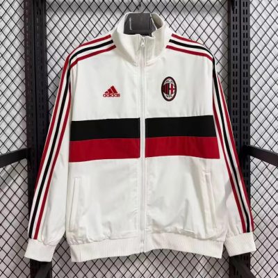 25/26 AC Milan White Track Jacket