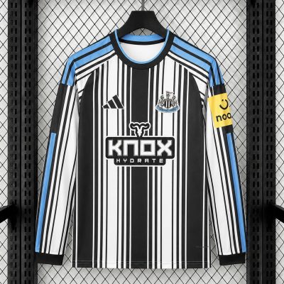 26/27 Newcastle United Home Long Sleeve Soccer Jersey