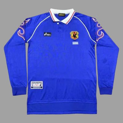 1998 Japan Home Long Sleeve Retro Soccer Jersey