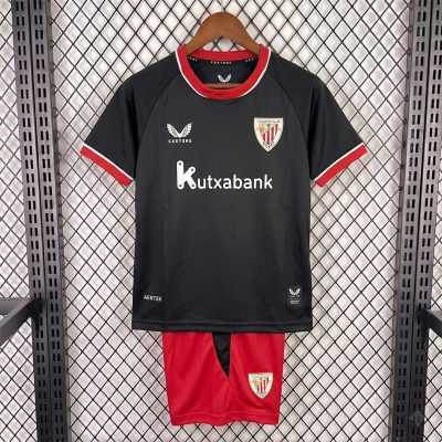 26/27 Athletic Club Bilbao Away Kids Soccer Jersey
