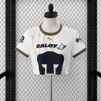 26/27 Pumas UNAM Away Women Crop Jersey
