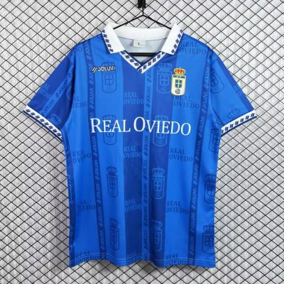 97/98 Real Oviedo Home Retro Soccer Jersey