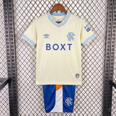 26/27 Rangers Away Kids Soccer Jersey
