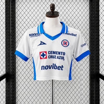26/27 Cruz Azul Away Women Crop Jersey