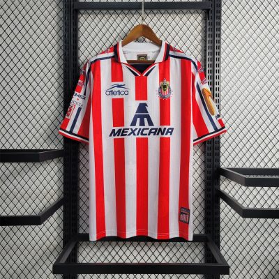 97/98 Chivas Home Retro Soccer Jersey