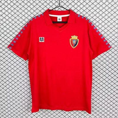 83/84 Osasuna Home Retro Soccer Jersey