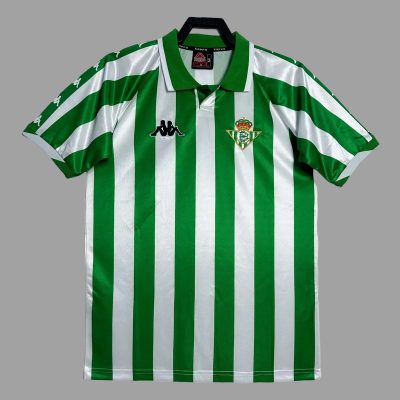 00/01 Real Betis Home Retro Soccer Jersey