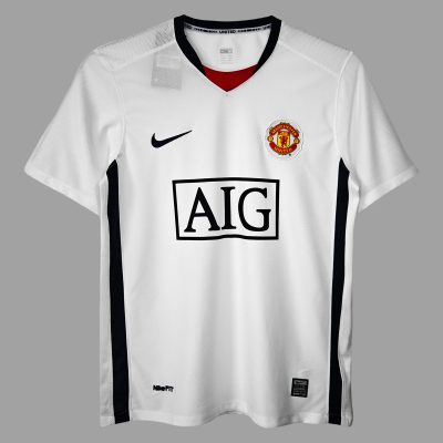 08/09 Manchester United Away Retro Soccer Jersey