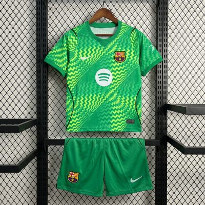 26/27 Barcelona Goalkeeper 1 Kids Soccer Jersey Size 16-28