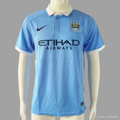 15/16 Manchester City home retro soccer jersey