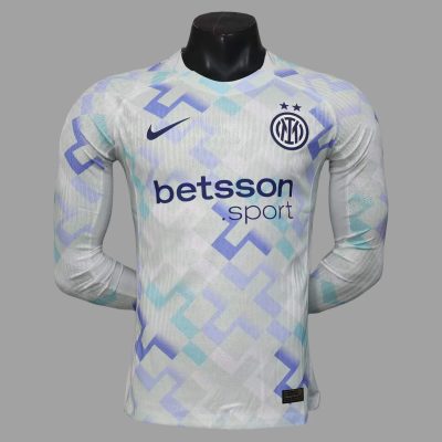 25/26 Inter Milan Away Long Sleeve Player Version Soccer Jersey