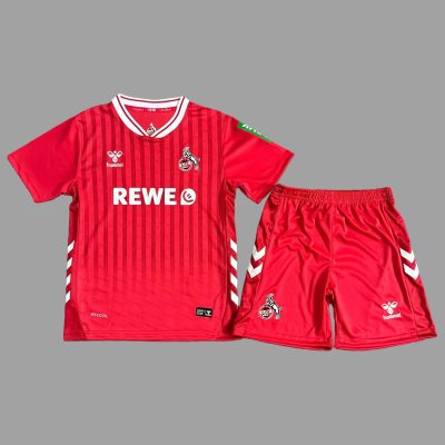 25/26 Koln Away Kids Soccer Jersey Size 16-28