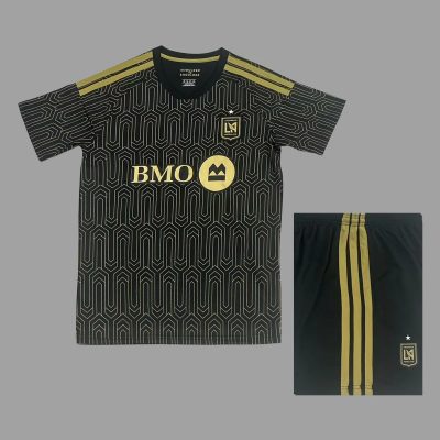 2026 Los Angeles FC Home Kids Soccer Jersey Size 16-28