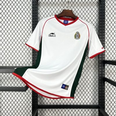 2002 Mexico Away Retro Soccer Jersey
