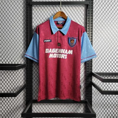 95/97 West Ham United Home Retro Soccer Jersey