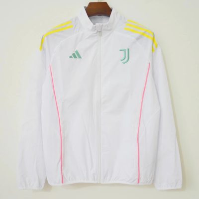 25/26 Juventus White Windbreaker