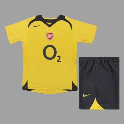 05/06 Arsenal Away Kids Retro Soccer Jersey Size 16-28