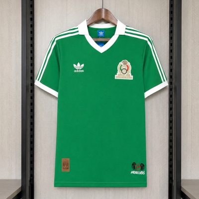 1986 Mexico Home Retro Soccer Jersey
