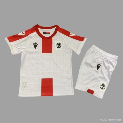 2024 Georgia home kids soccer jersey size 16-28