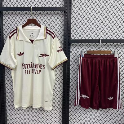 25/26 Arsenal Third Kids Soccer Jersey Size 16-28