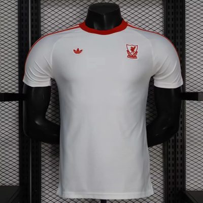 159/25/26 Liverpool Icons White Red Soccer Jersey