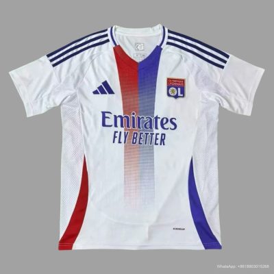 24/25 Lyon home soccer jersey