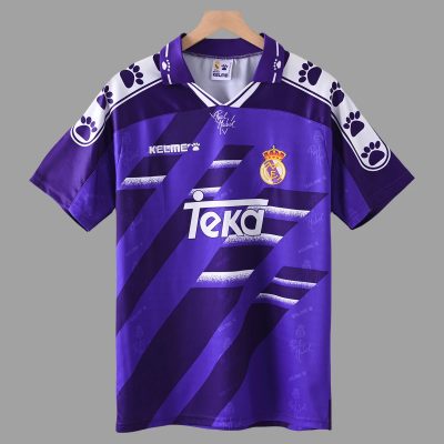 94/96 Real Madrid Away Retro Soccer Jersey