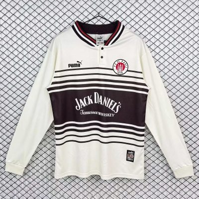 97/99 St. Pauli Home Long Sleeve Retro Soccer Jersey