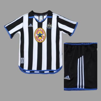 99/00 Newcastle United Home Kids Retro Soccer Jersey Size 16-28