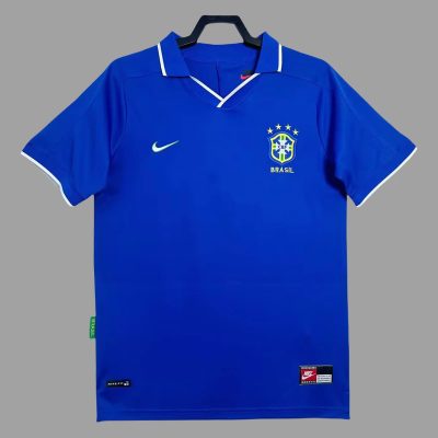 1997 Brazil Away Retro Soccer Jersey