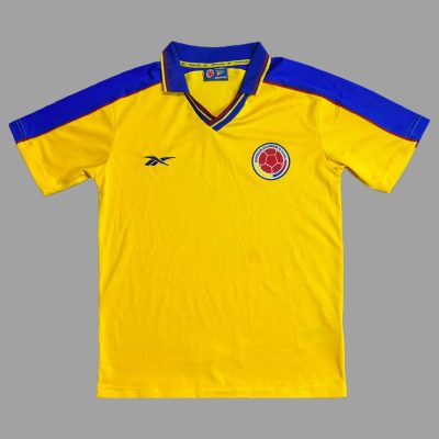 1998 Colombia Home Retro Soccer Jersey