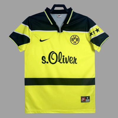 97/98 Dortmund Home Retro Soccer Jersey