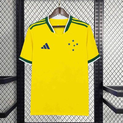 2026 Cruzeiro World Cup Tribute Yellow Soccer Jersey