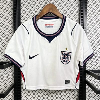 2026 England Home Crop Soccer Jersey