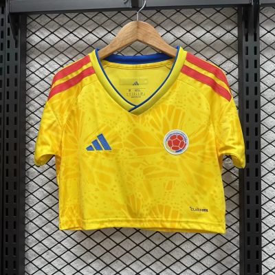 2026 Colombia Home Crop Soccer Jersey