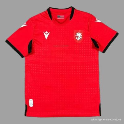 2024 Georgia third red soccer jersey