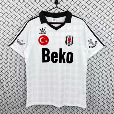 90/91 Besiktas Home Soccer Jersey