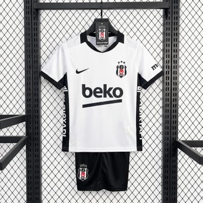 26/27 Besiktas Home Kids Soccer Jersey