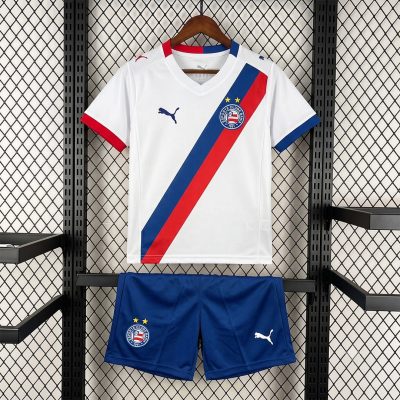 2026 Bahia Home Kids Soccer Jersey Size 16-28