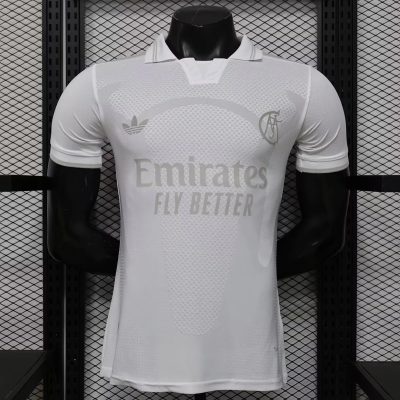 26/27 Real Madrid 125 Years Anniversary White Player Version Soccer Jersey
