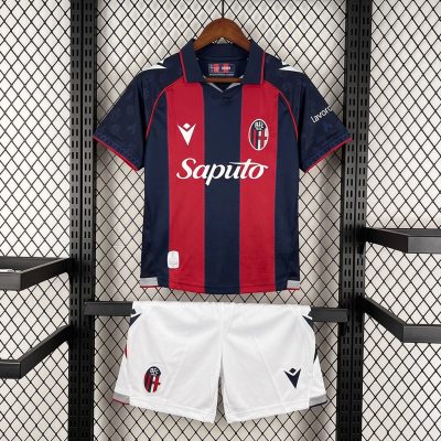26/27 Bologna Home Kids Soccer Jersey