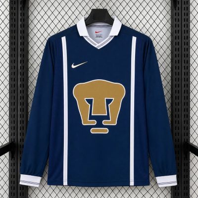 99/00 Pumas UNAM Home Long Sleeve Retro Soccer Jersey